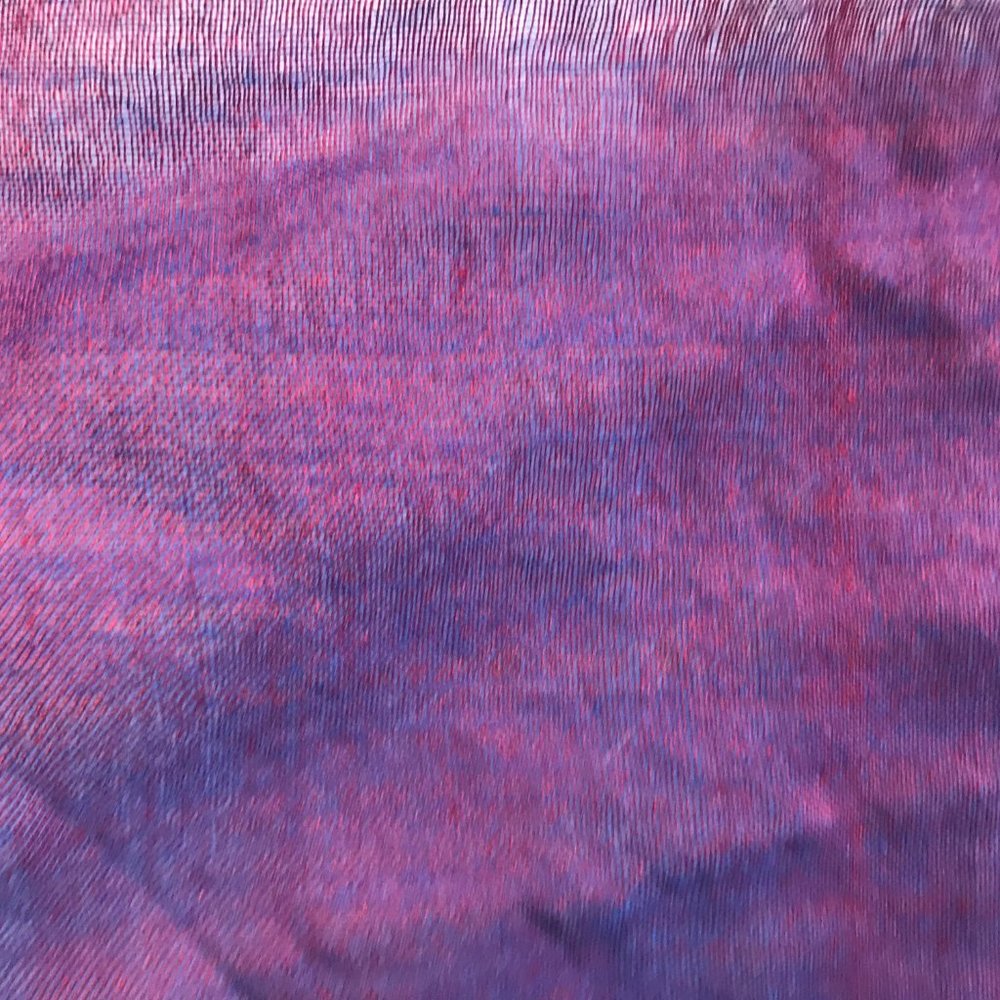 Lightweight Striped Embroidered Rectangular Scarf - Picture 6 of 7